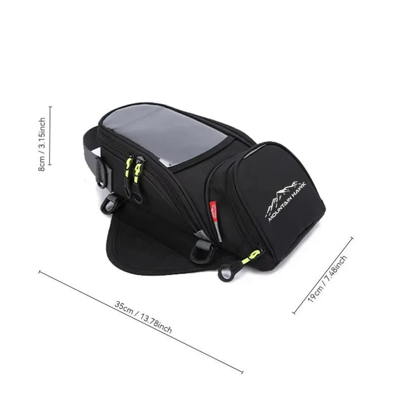 Bolsa de Tanque para Moto con Soporte para Celular y GPS