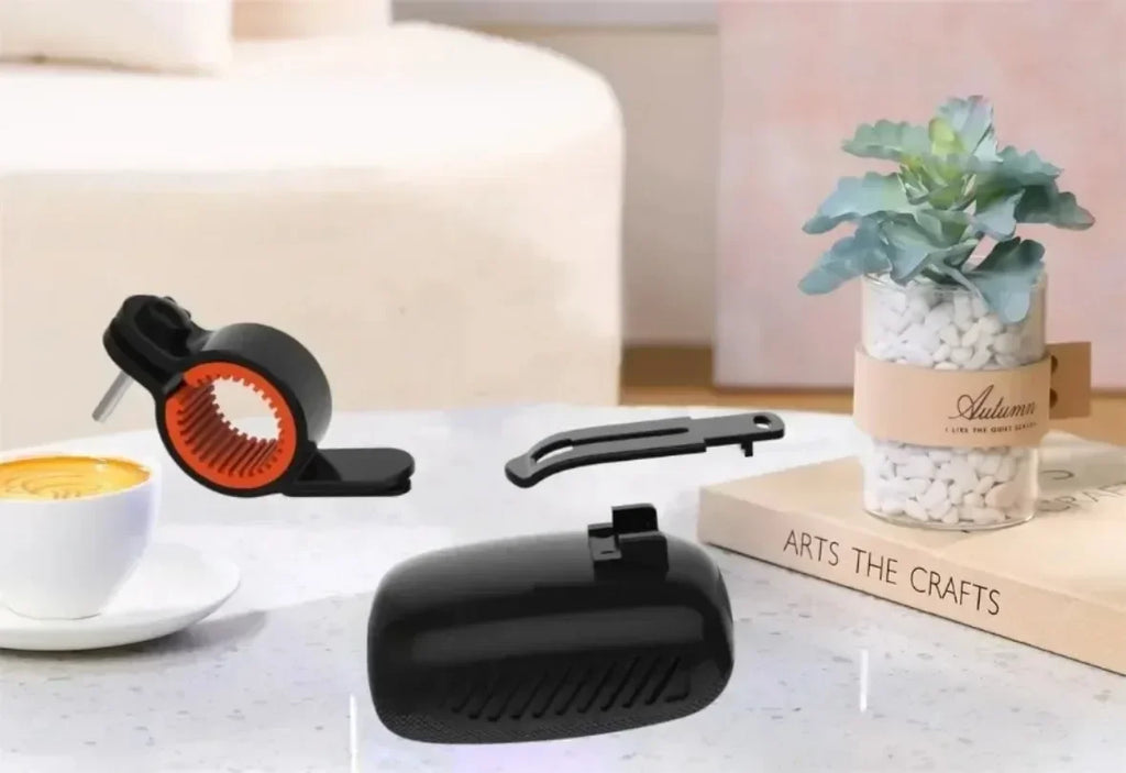 Parlante Bluetooth Portátil para Moto y Bicicleta — Resistente al Agua IPX5, Radio AM/FM para Manillar