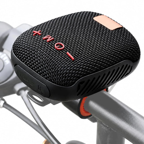 Parlante Bluetooth Portátil para Moto y Bicicleta — Resistente al Agua IPX5, Radio AM/FM para Manillar