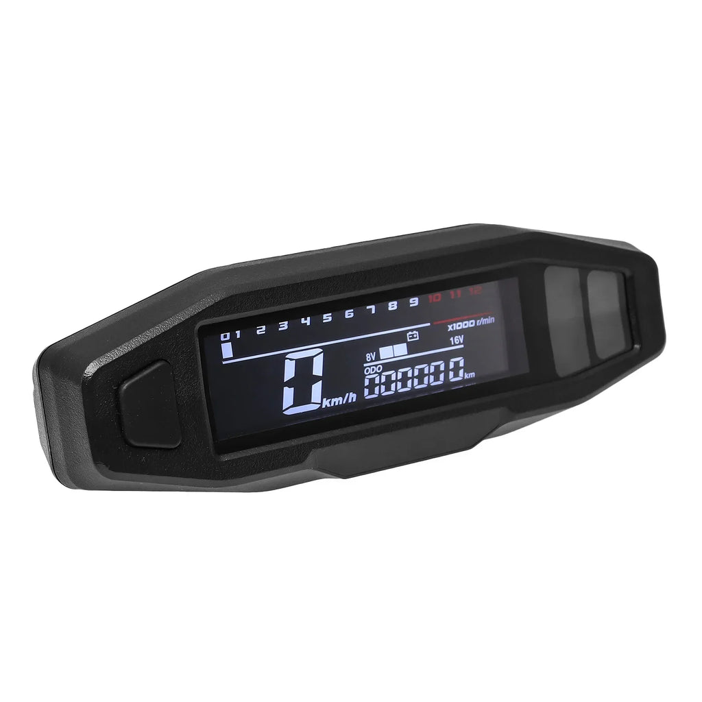 Velocímetro Digital LCD para Moto — Tacómetro con Sensor y Soporte