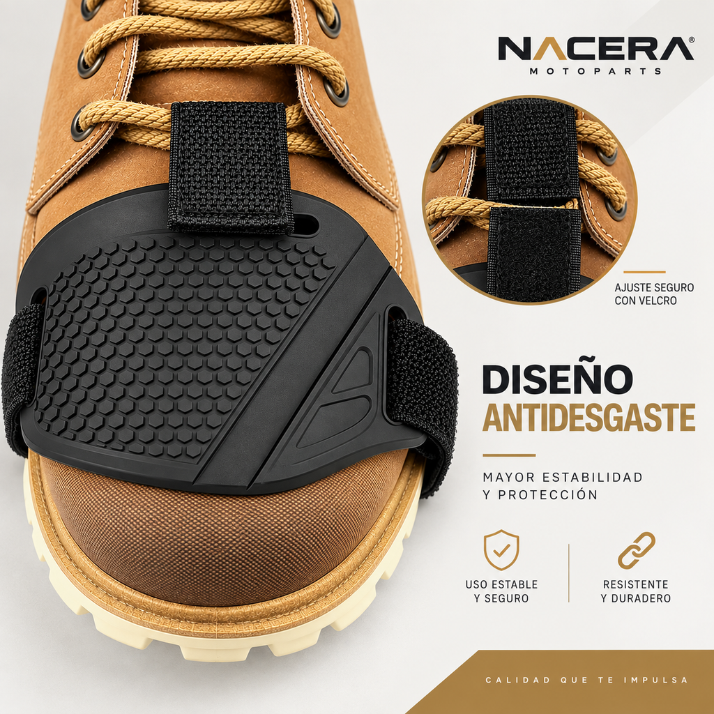 Protector de Zapato para Cambio de Marchas — Moto